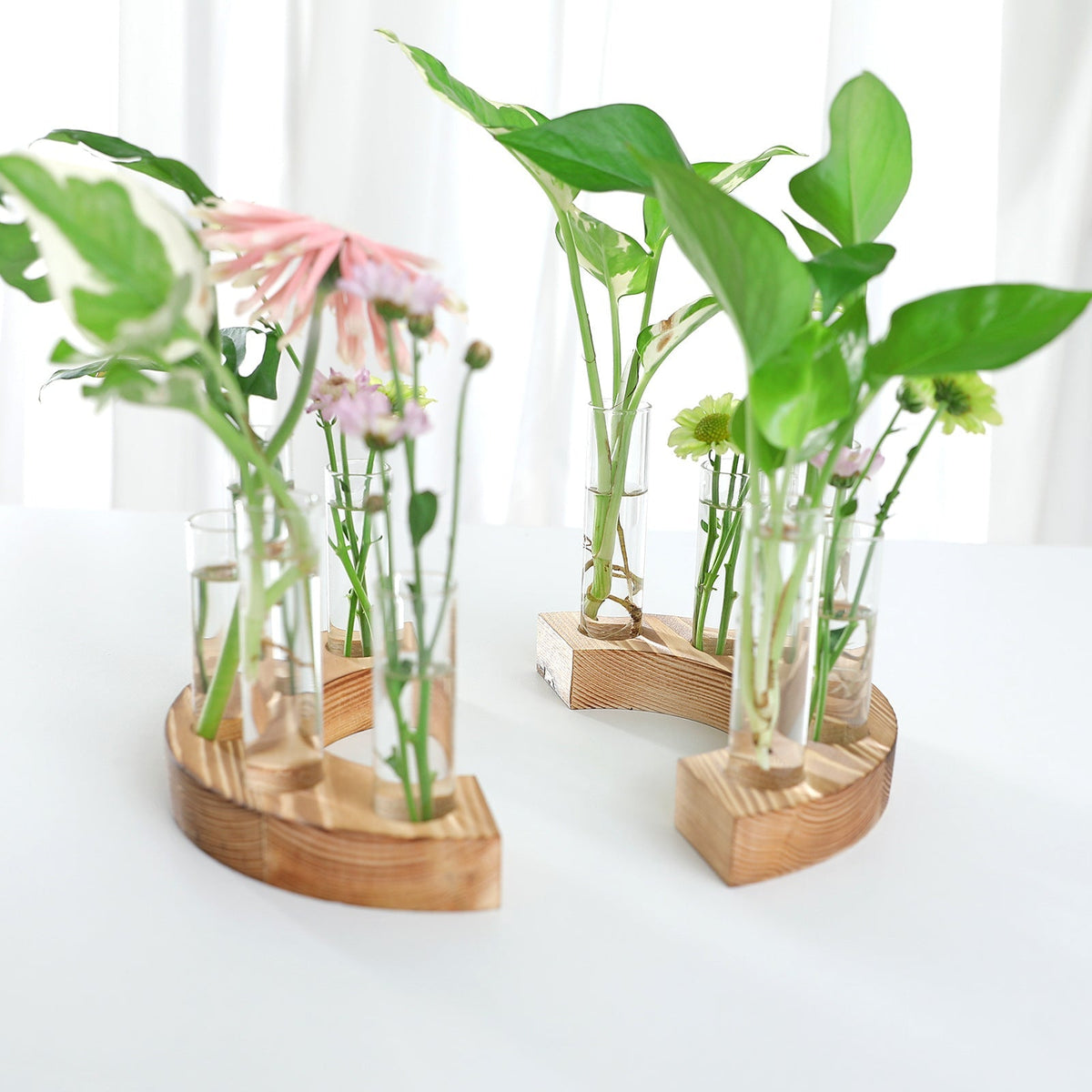 Creative Wooden Tulip Vase