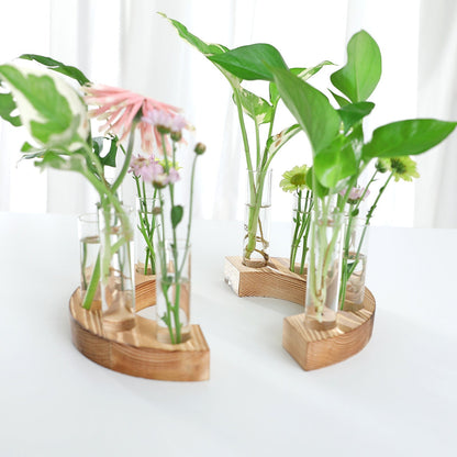 Creative Wooden Tulip Vase