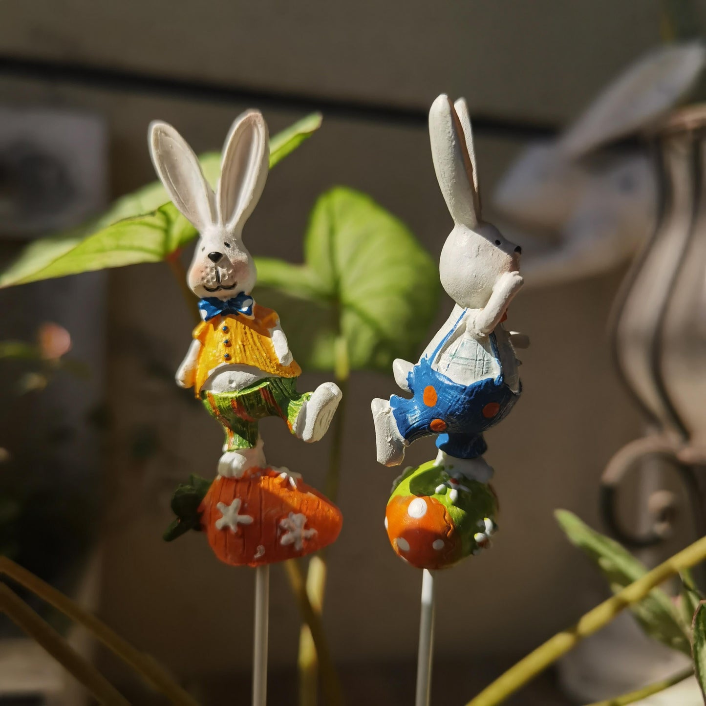 Cute Bunny Plant Ornament