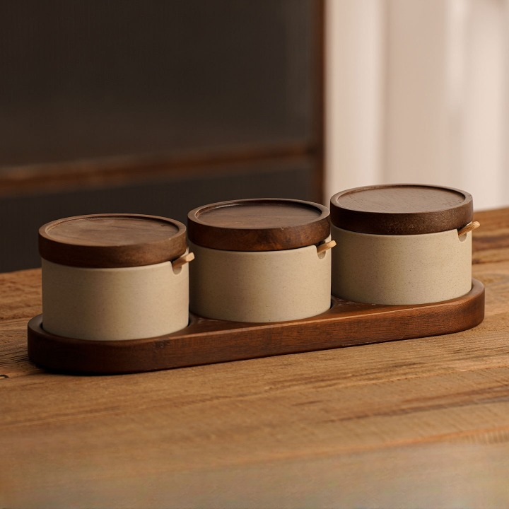 Nordic Condiment Jar Set