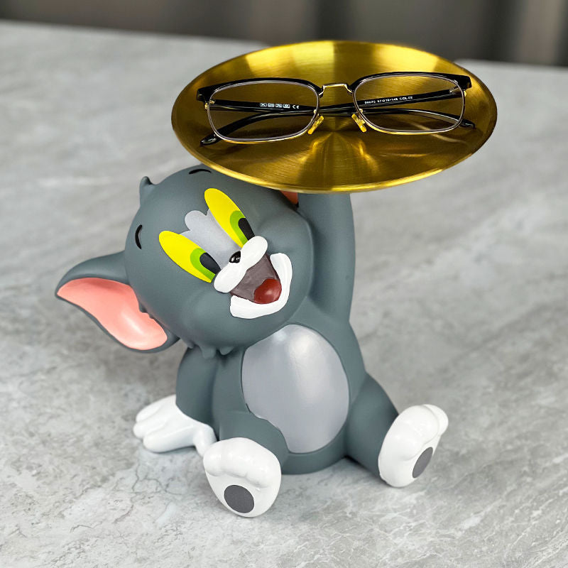 Mini Cat Figurine Tray