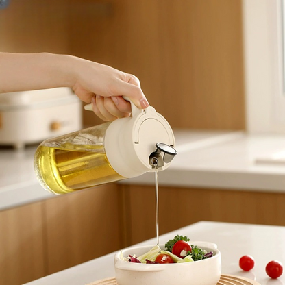 Auto Pour Glass Oil Dispenser