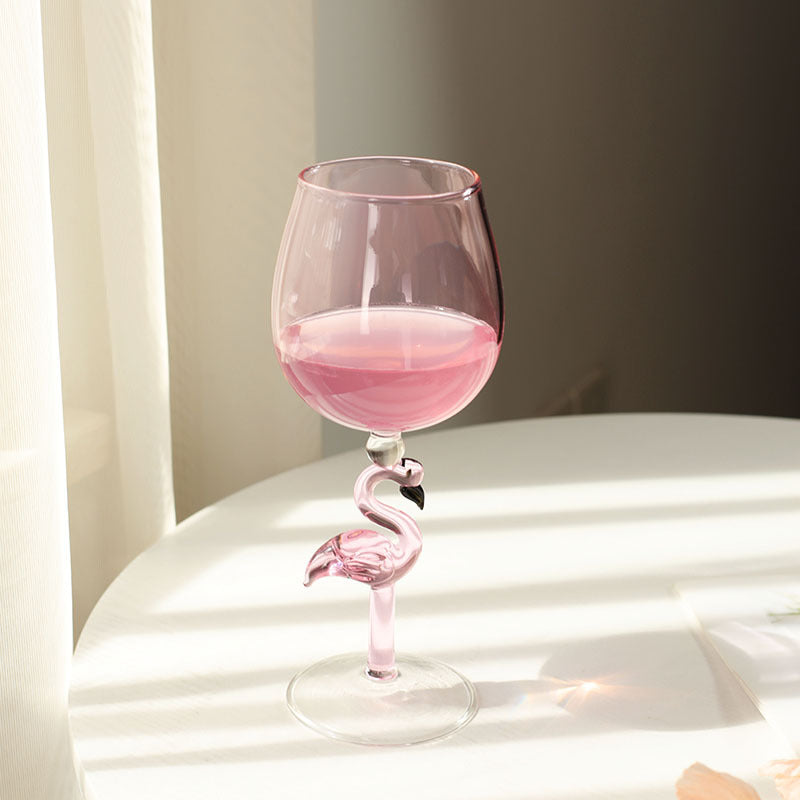 Flamingo Drink Glass