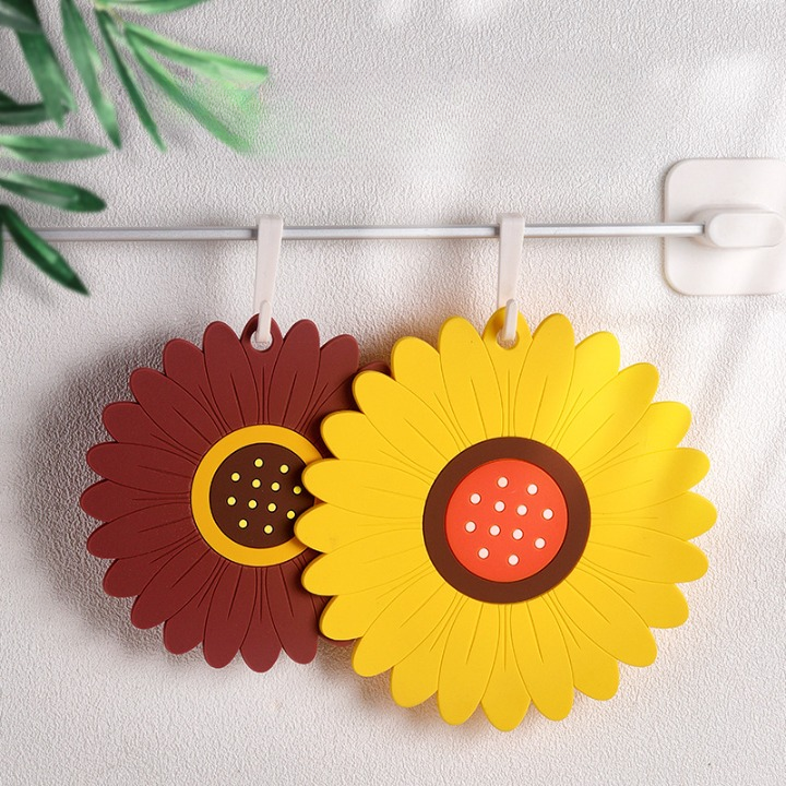 Sunflower pad pot mat (10cm Size)