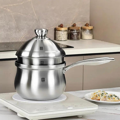 2 in 1 Stainless Steel Steamer