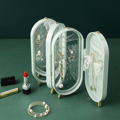 Foldable jewelry organizer