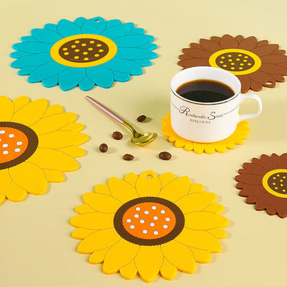 Sunflower pad pot mat (10cm Size)