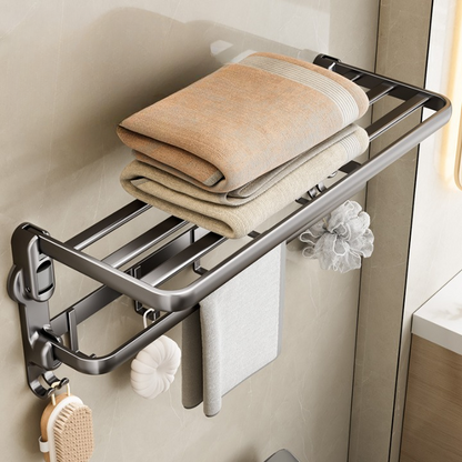 Wall-Mounted Bathroom Storage Rack