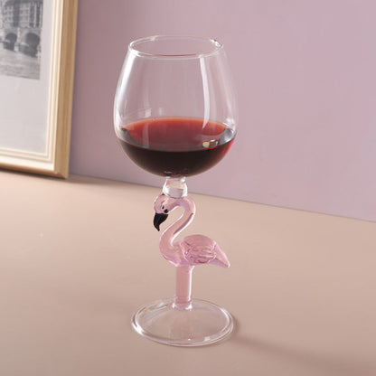 Flamingo Drink Glass