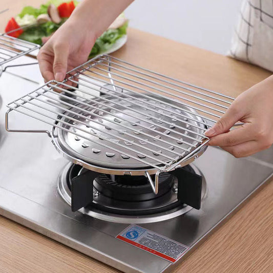 Portable Stainless Steel Grill Set