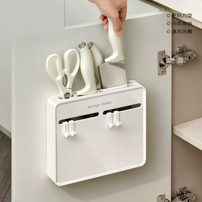 Wall-Mounted Knife Storage Holder
