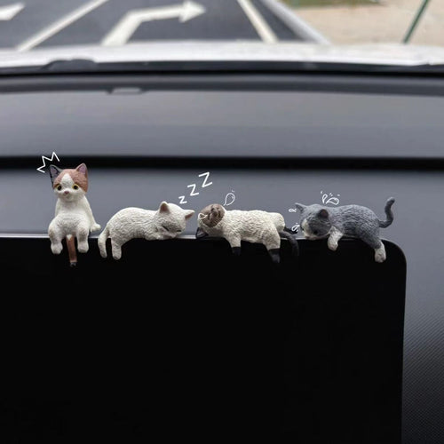 Cat Car Ornaments