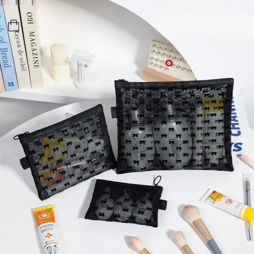 Bow Mesh Storage Pouch