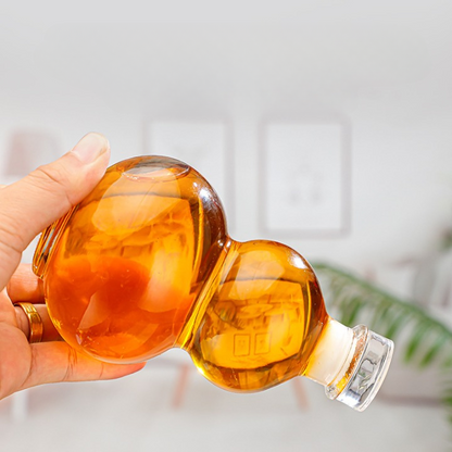 Double Gourd Glass Bottle