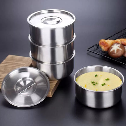 Stainless Steel Steamed Bowl Set