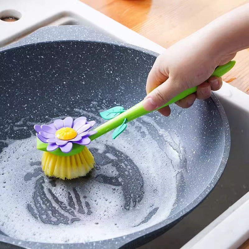 Flower Scrubber with Vase