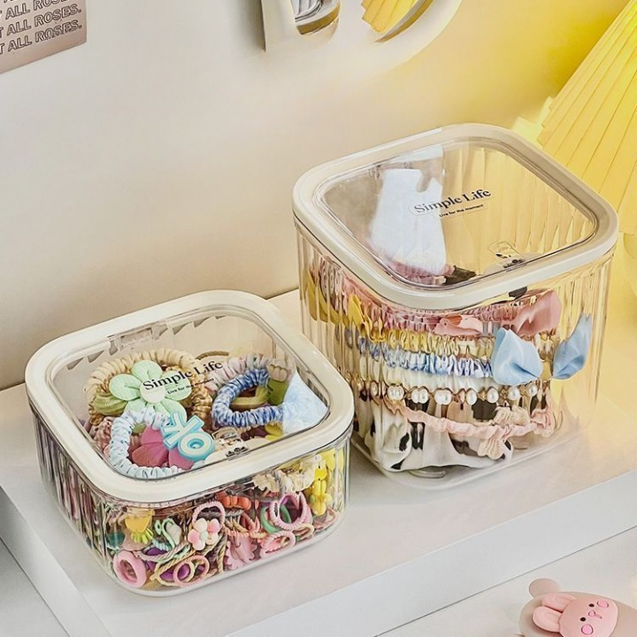 Hair accessories storage box