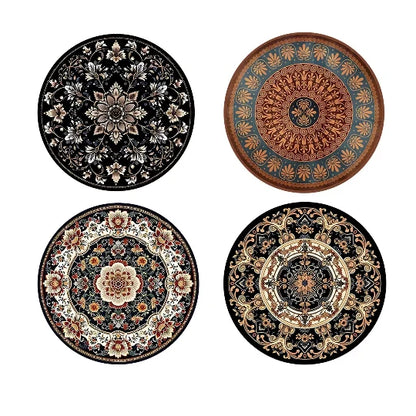 Vintage Floral Round Coaster