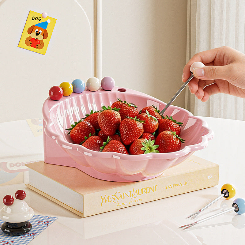 Shell Shape Fruit Bowl