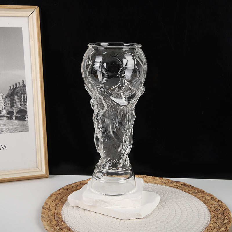 Football Trophy Glass