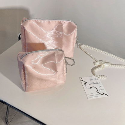 Crystal Makeup Pouch