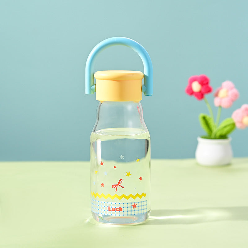 Sweet Pastel Glass Bottle