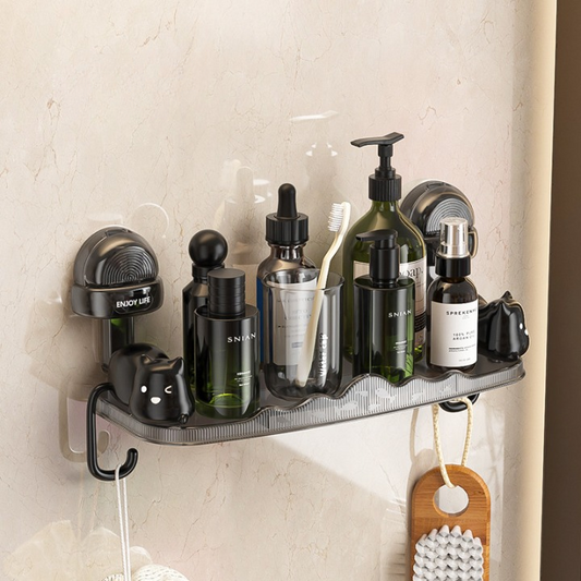 Wall Mounted Rack With Hooks