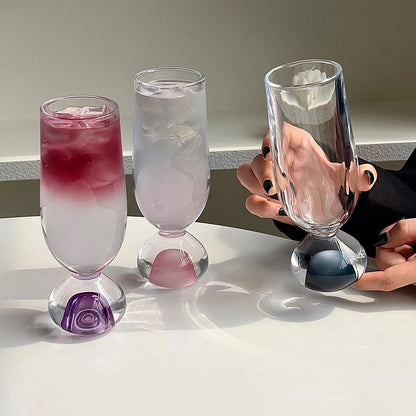 Modern Bubble Base Glass