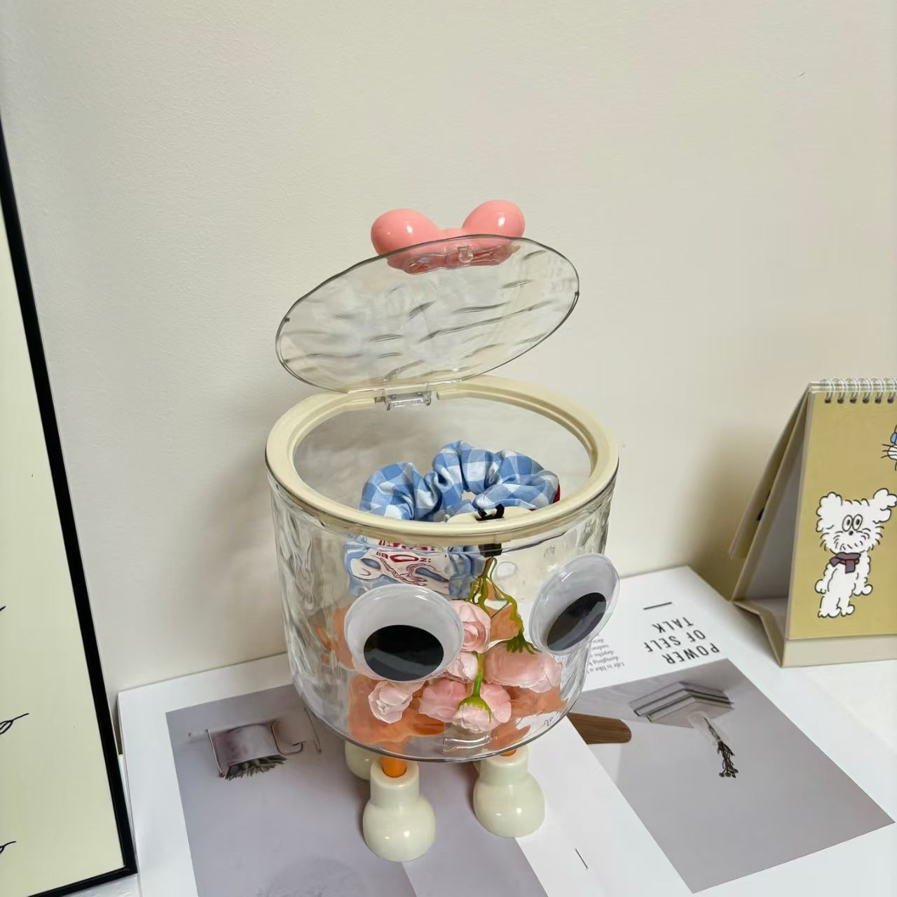 Press-to-Open Storage Box