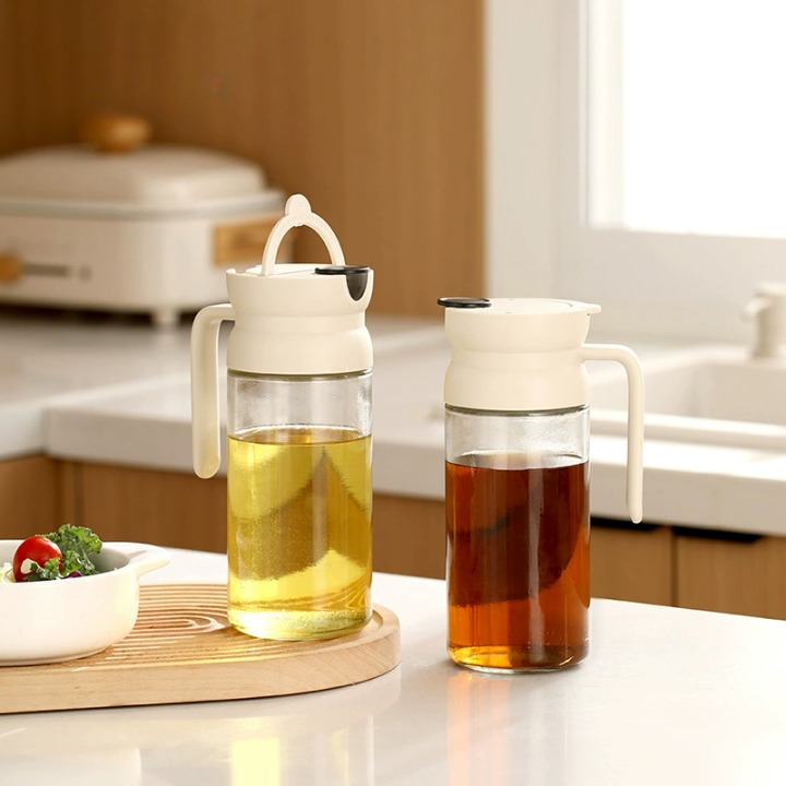 Auto Pour Glass Oil Dispenser