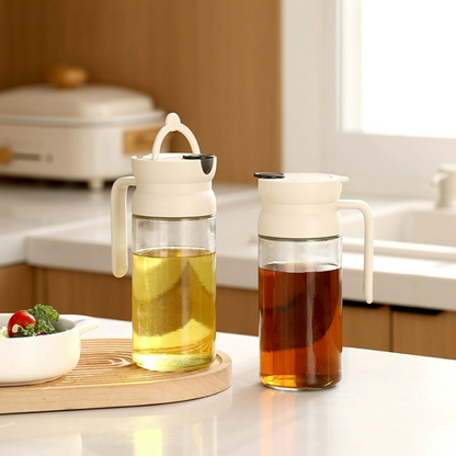 Auto Pour Glass Oil Dispenser