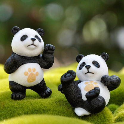 Panda Car Ornament (4 Pieces)