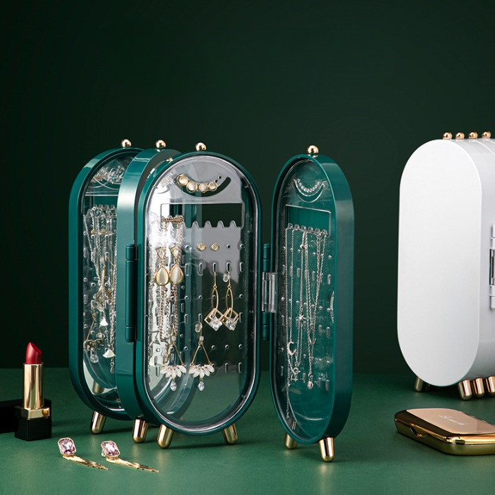 Foldable jewelry organizer