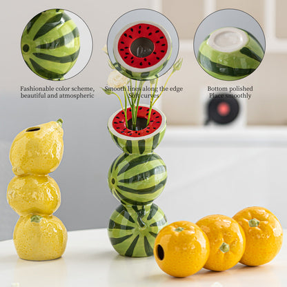 Creative Fruit Stack Vase