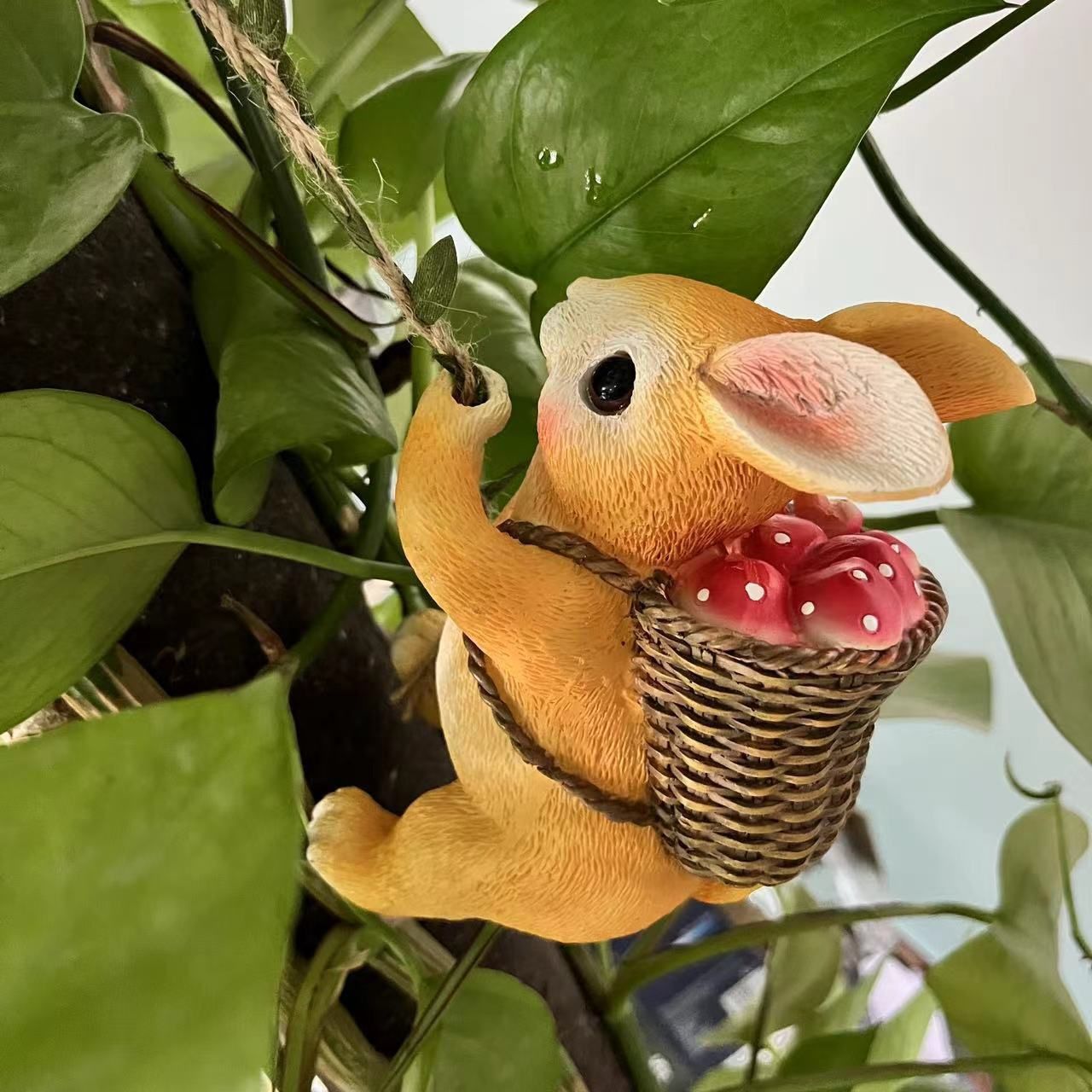 Climbing Rabbit Ornament