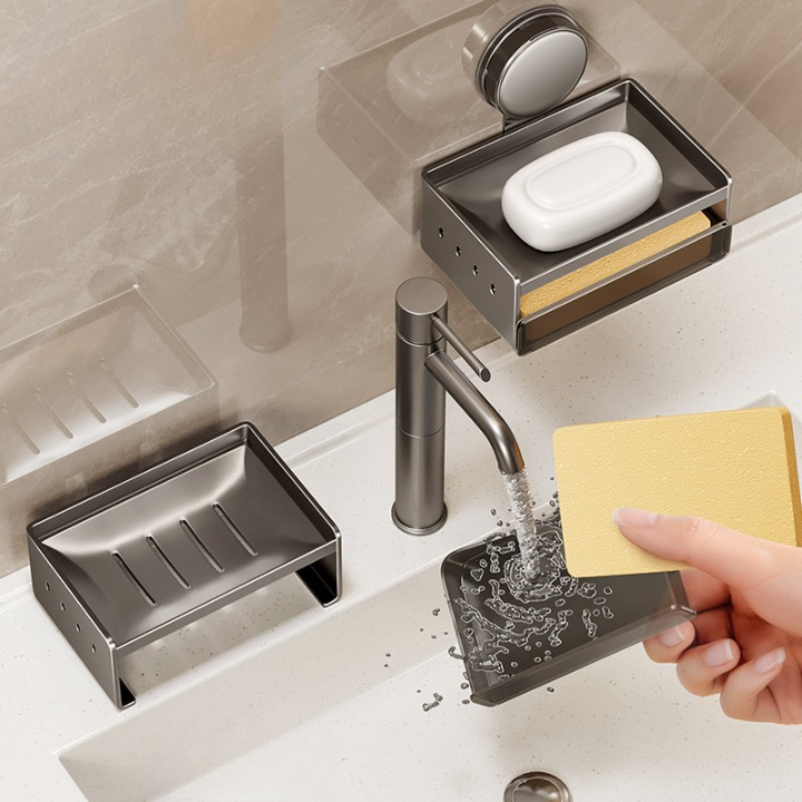 Suction Cup Soap Holder (Aluminum Alloy)