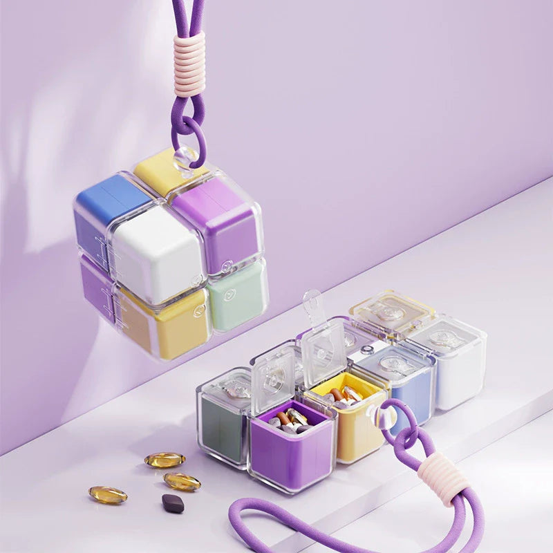 Rubik's Cube Medicine Box