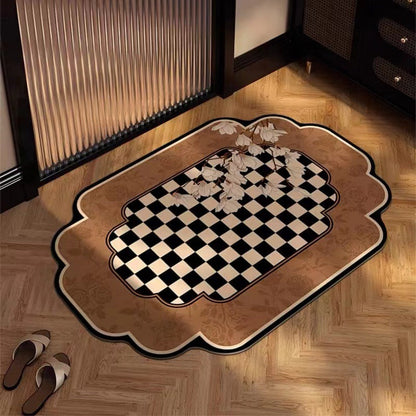 Elegant Floral Mat