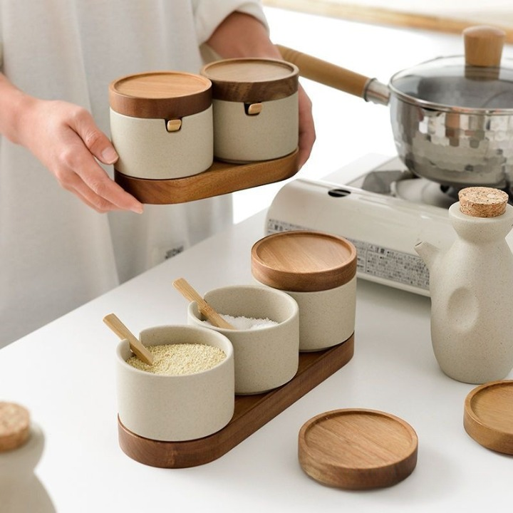 Nordic Condiment Jar Set