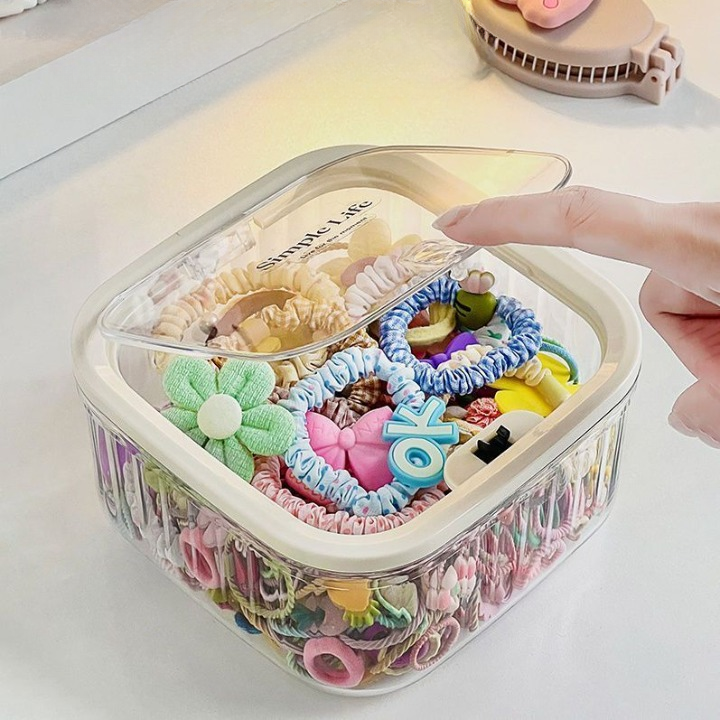 Hair accessories storage box