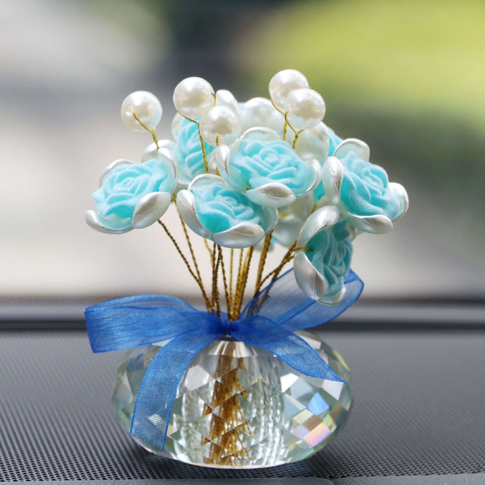 Crystal Flower Ornament