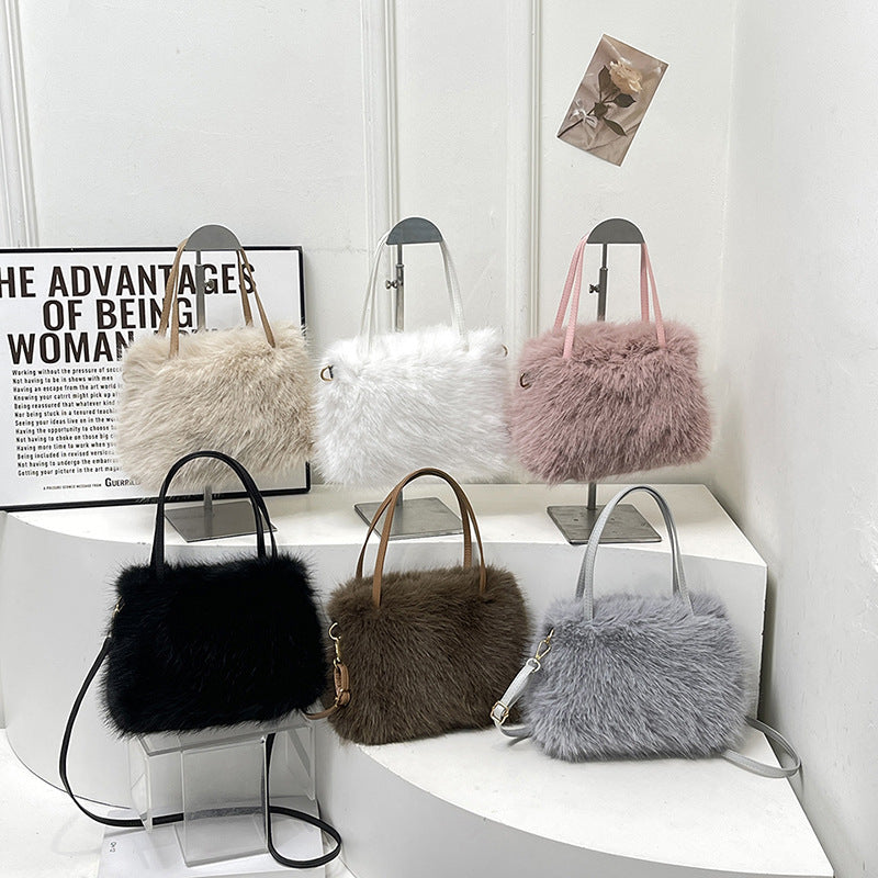 Elegant Fluffy Handbag