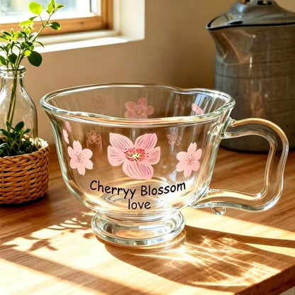 Aesthetic Bloosom Glass Mug