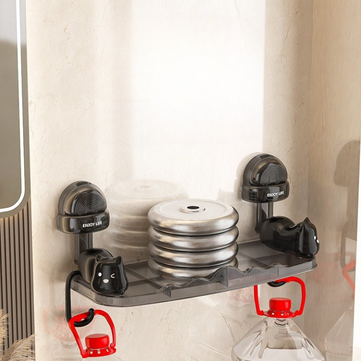 Wall Mounted Rack With Hooks