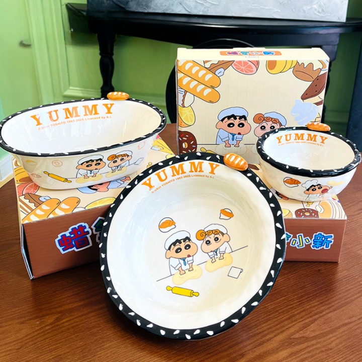 Crayon Shin-chan Ceramic Bowls