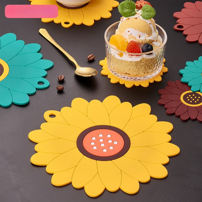 Sunflower pad pot mat (10cm Size)