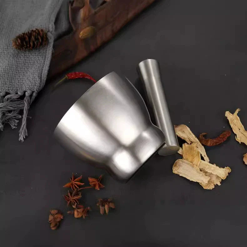 Stainless Steel Mortar and Pestle