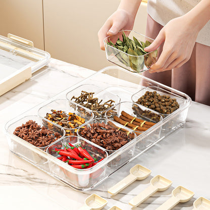 Multi compartment storage box