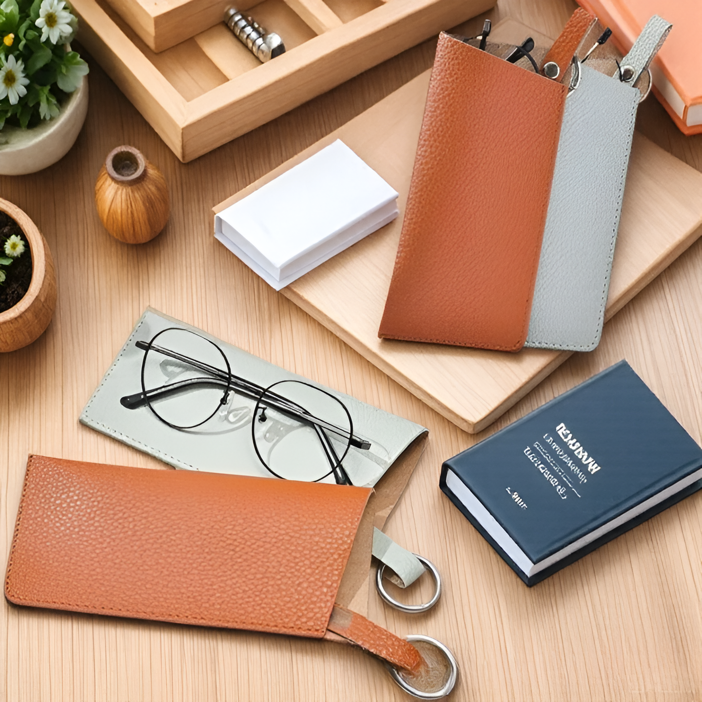 Leather Eyeglasses Case
