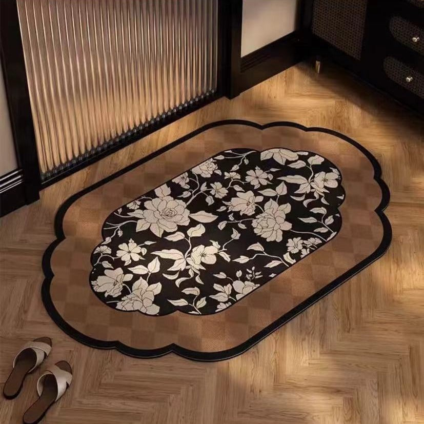 Elegant Floral Mat